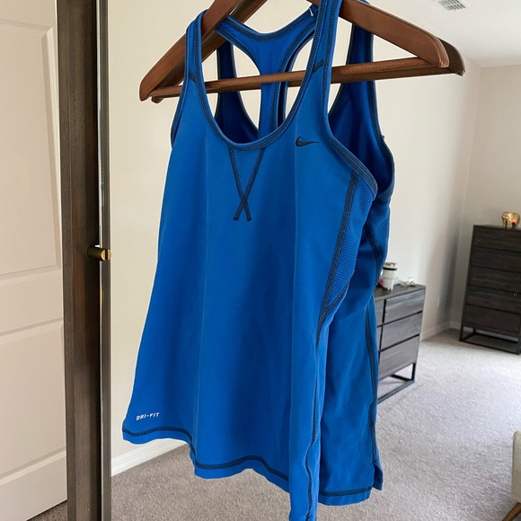 Nike Dri-Fit Athletic Tank, Built-In Self Bra - Picture 1 of 3